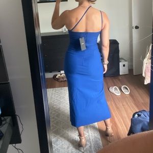 Silk Fred Vesper Abigail Cobalt Cross Strap Dress